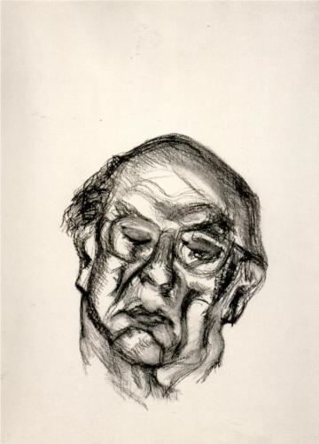 Isaiah Berlin by Lucian Freud