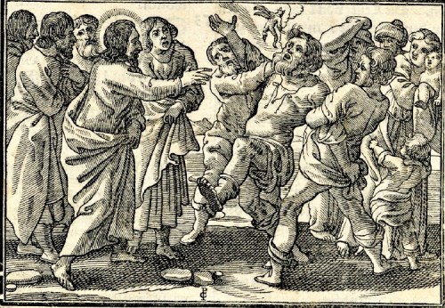 Jesus Casting out a Demon - Paul Kreutzberger_Illustration for a Bible_German, c. 1620-1660_London, British Museum